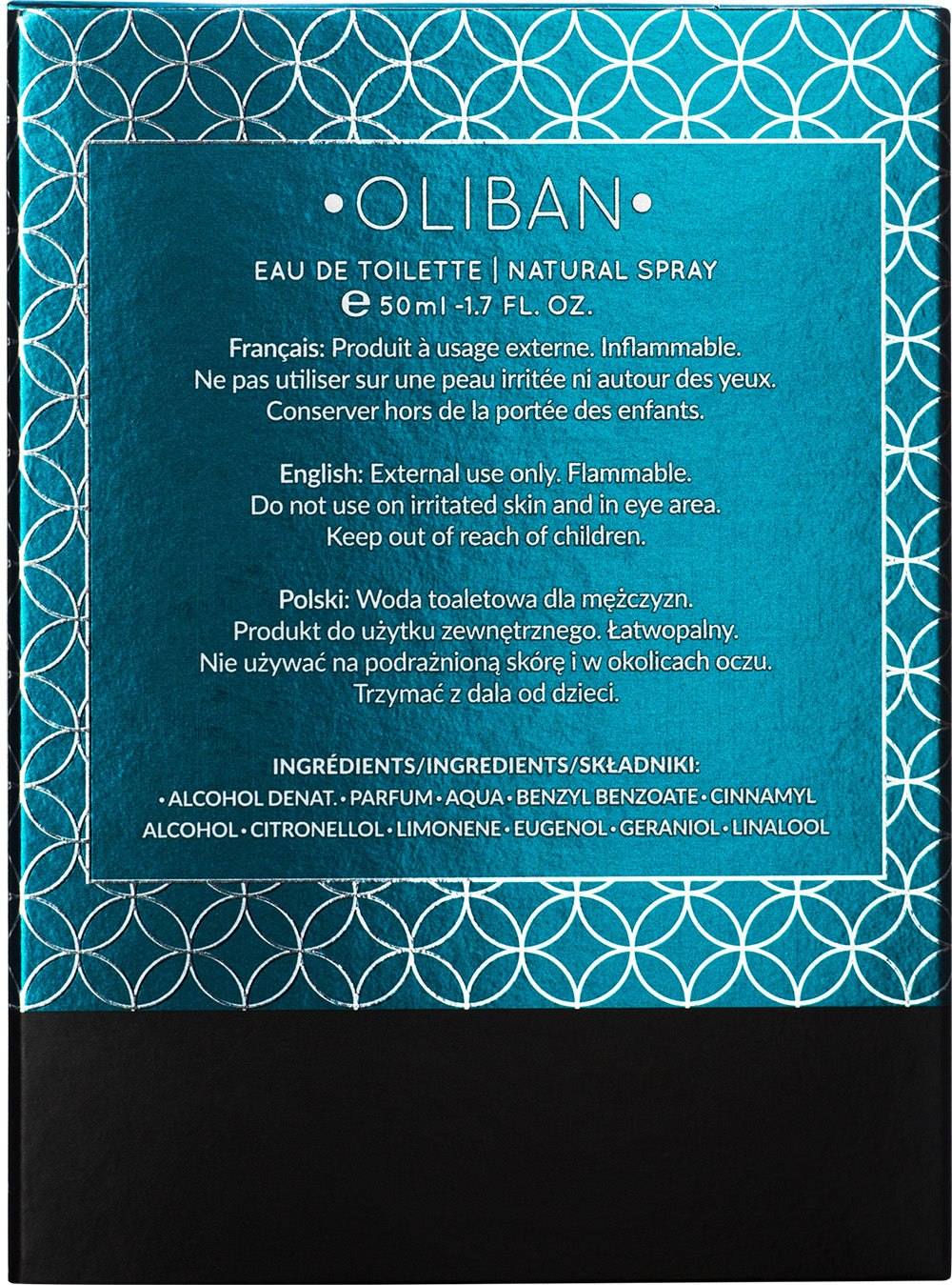 NOU OLIBAN FOR MEN EAU DE TOILETTE 50ML