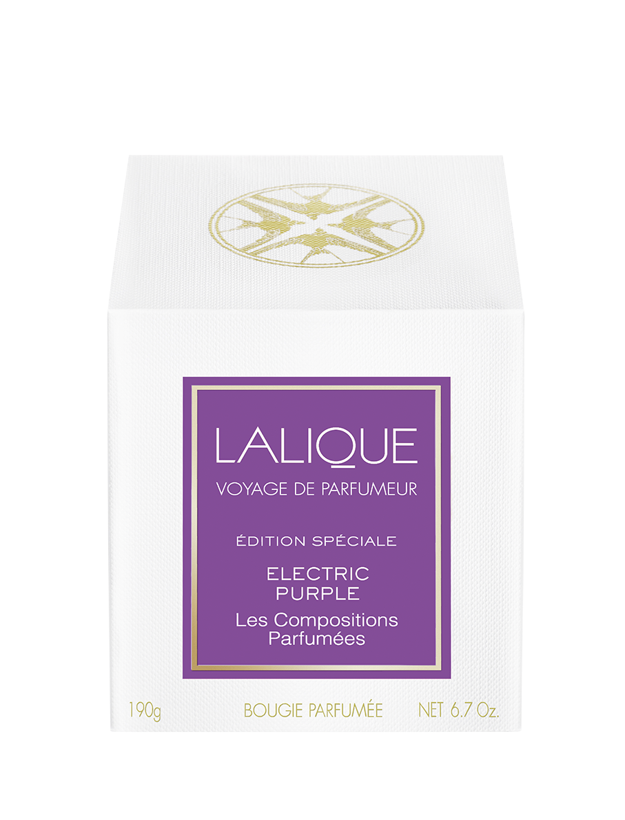 CANDLE 190G "ELECTRIC PURPLE" LES COMPOSITIONS COLLECTION - EASTERN SCENT