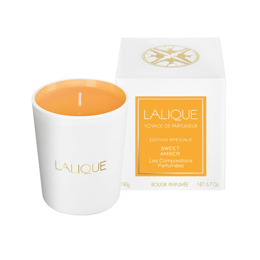 CANDLE 190G "SWEET AMBER" LES COMPOSITIONS COLLECTION