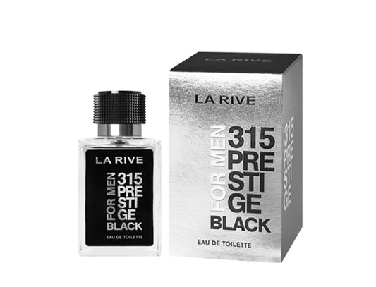 LA RIVE 315 PRESTIGE BLACK EAU DE TOILETTE 100ML - aromatic fougèr