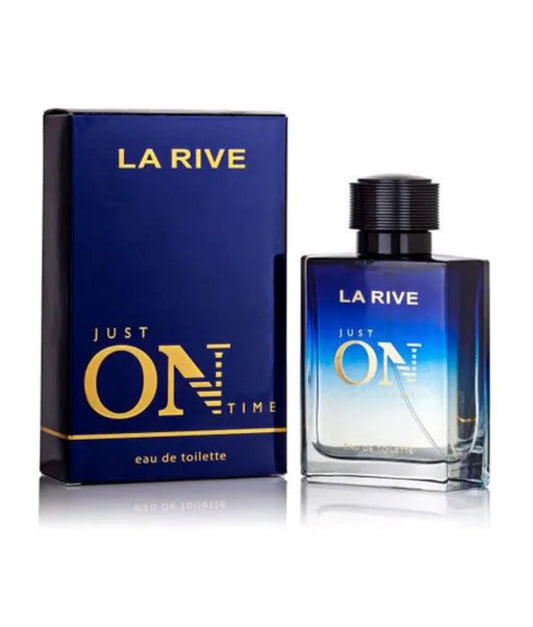 LA RIVE JUST ON TIME EAU DE TOILETTE 100ML - woody aromatic