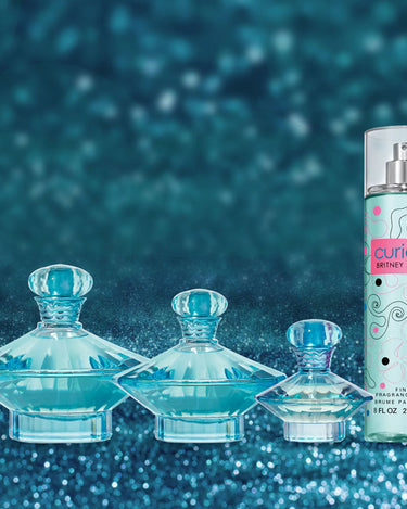 <img alt="Britney Spears Curious EDP 100ml with Curious Body Mist bottle">