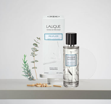 <img alt="Lalique Room Spray Peuplier Aspen 100ml front view">