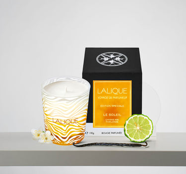 <img alt="Lalique Scented Candle Le Soleil Chiang Mai 190g with box">