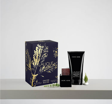 Lalique Encre Noire Set: EDT 50ml + Shower Gel 150ml
