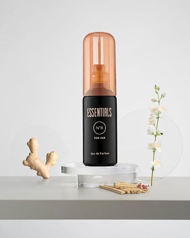 <img alt="Milton-Lloyd Essentials No. 8 For Her 50ml front view">